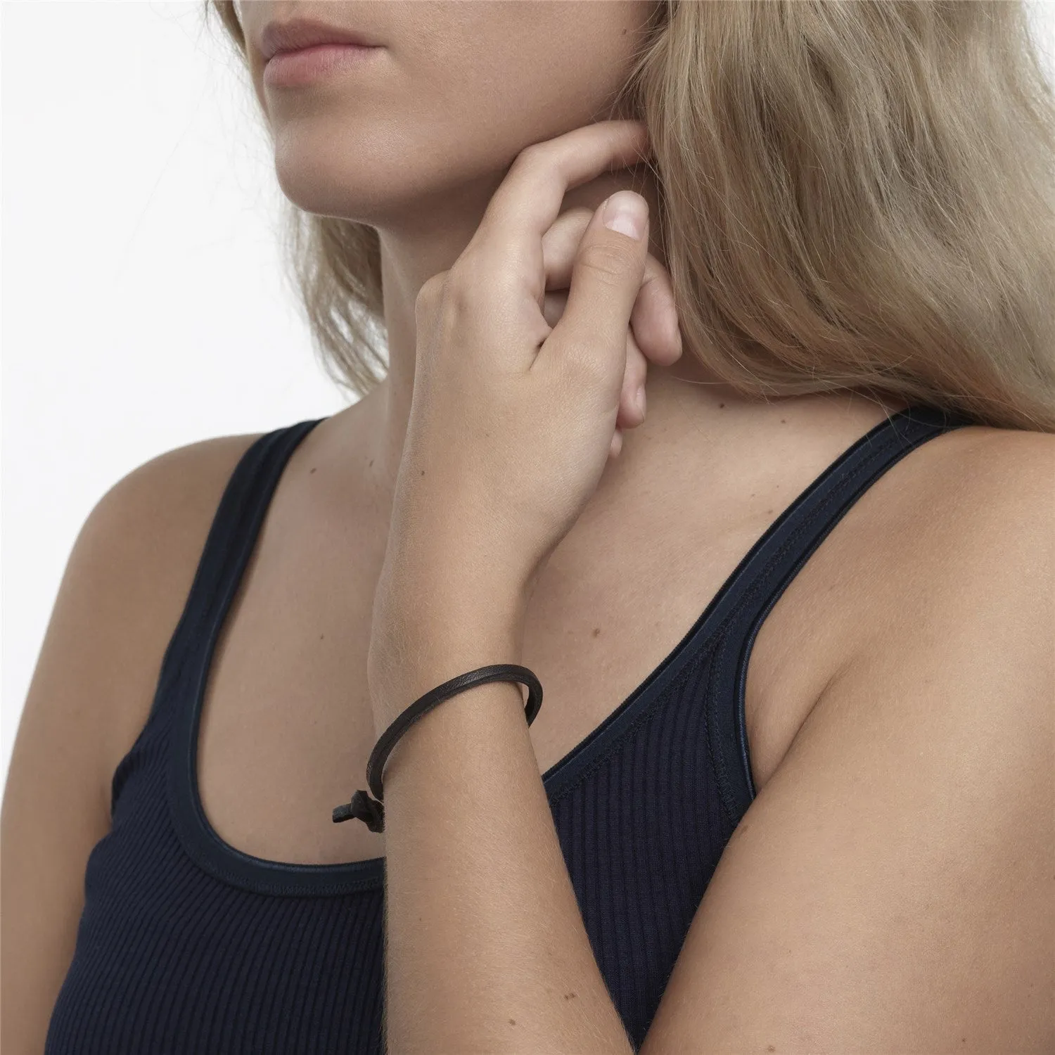 Bracciale di Pelle, Nero