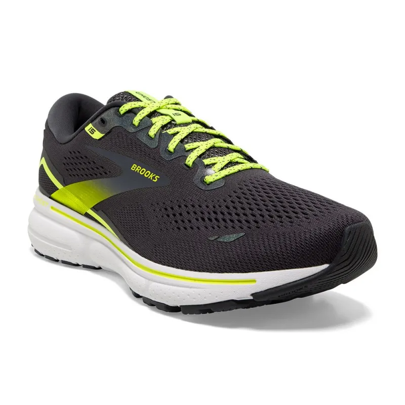 Brooks Ghost 15 Rv Nero Giallo Nightlife - Scarpe Running Donna