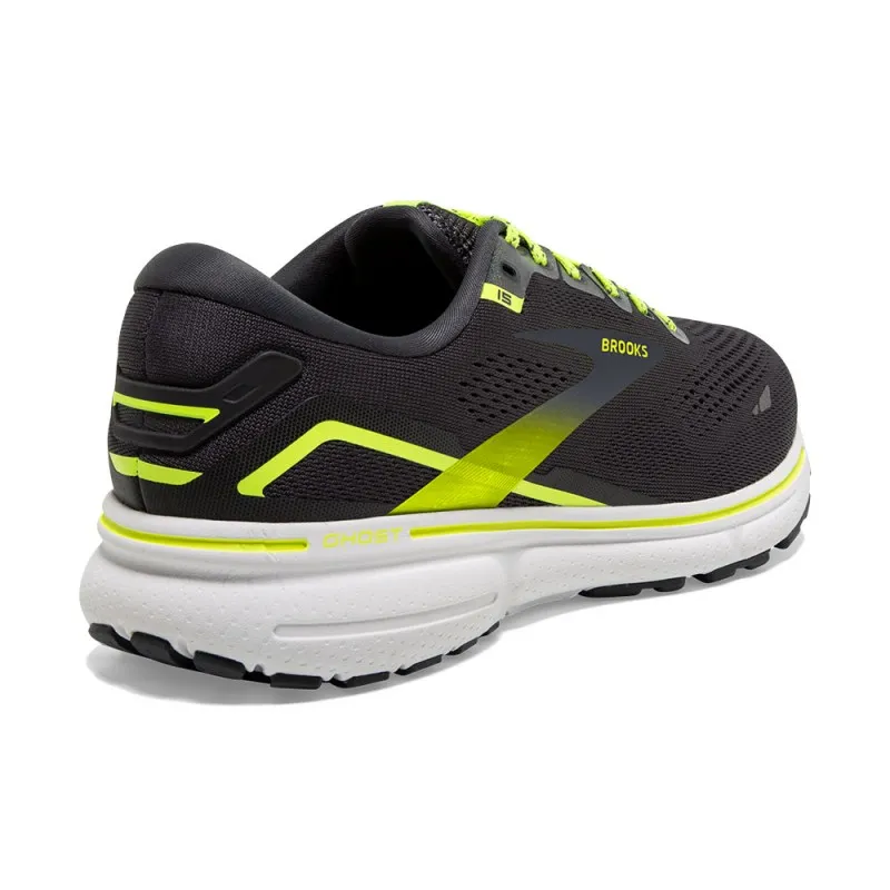 Brooks Ghost 15 Rv Nero Giallo Nightlife - Scarpe Running Donna