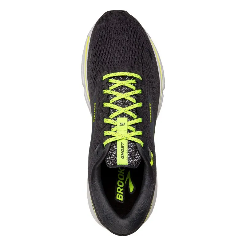 Brooks Ghost 15 Rv Nero Giallo Nightlife - Scarpe Running Donna