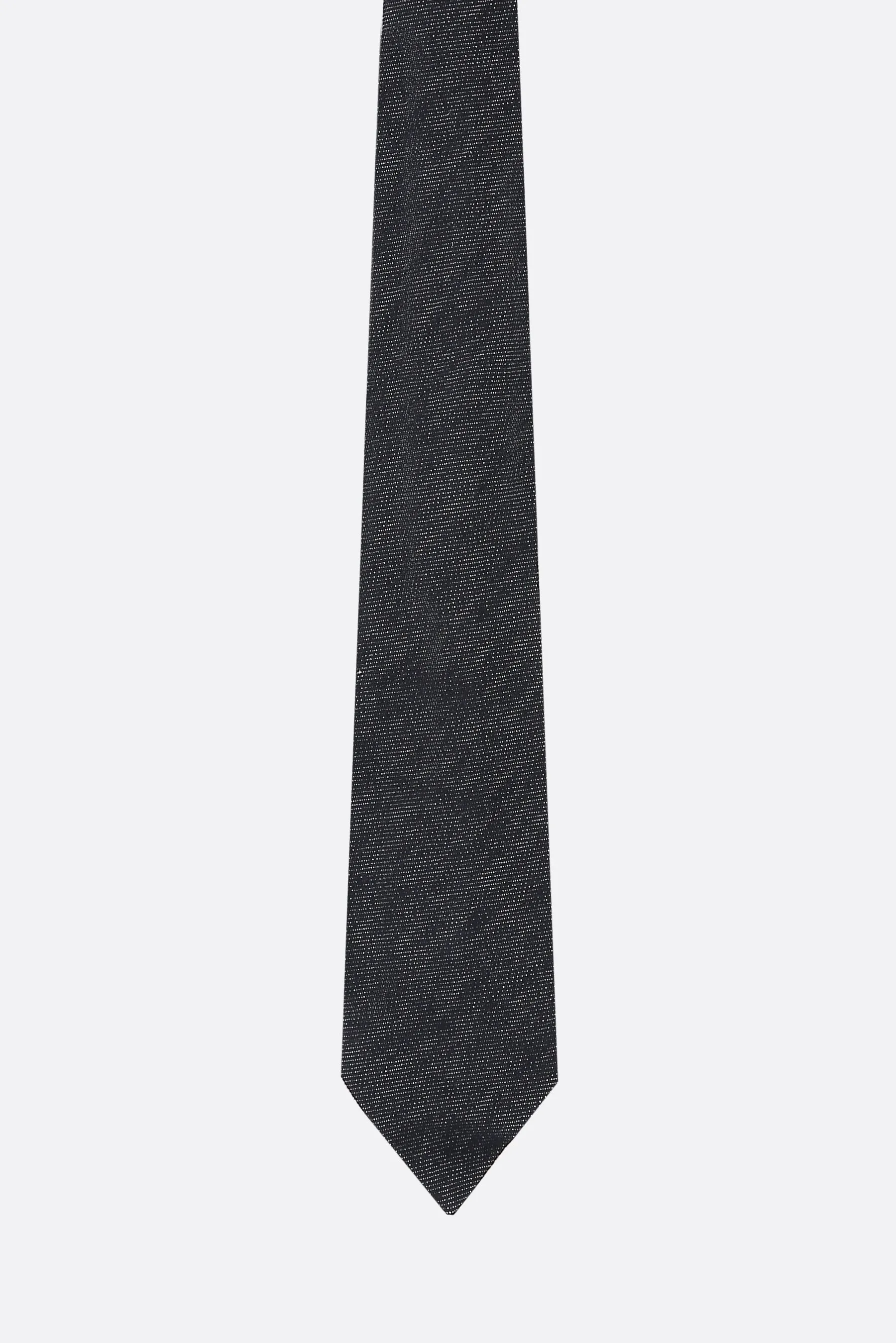  BRUNELLO CUCINELLI cravatta in denim 