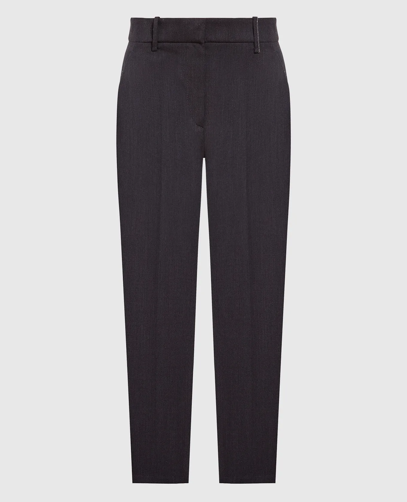 Brunello Cucinelli Pantaloni grigi con coulisse MP526P8397