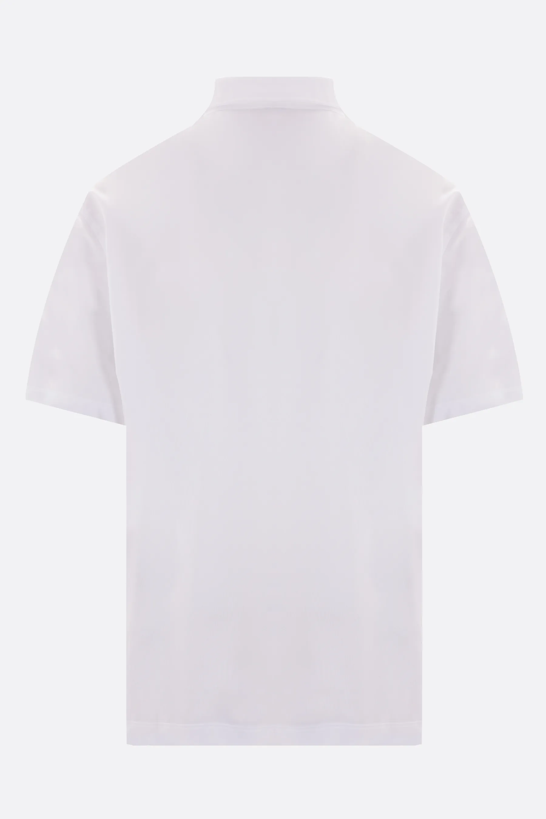  BRUNELLO CUCINELLI polo in jersey tecnico patch logo 