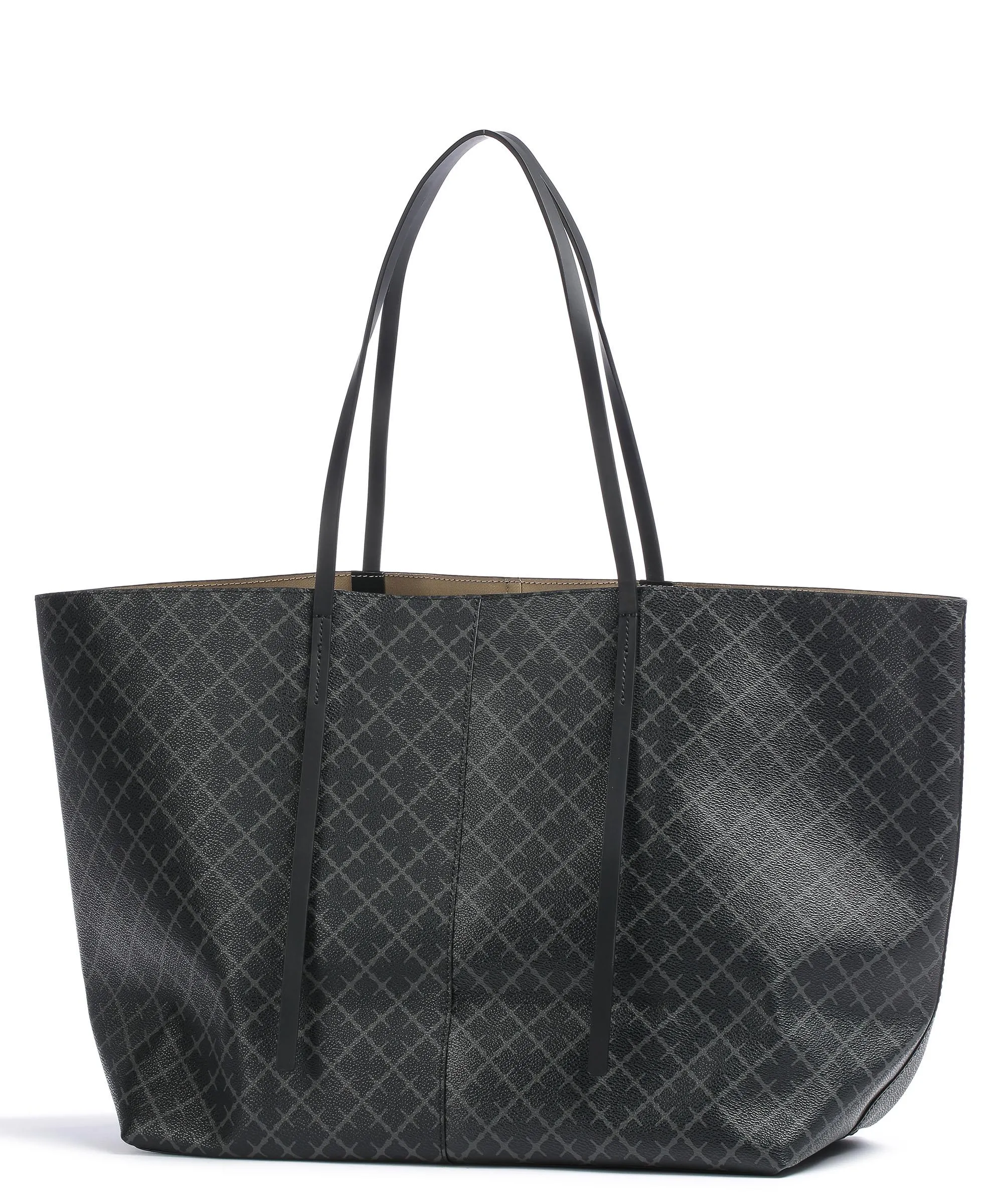  by Malene Birger Abi Borsa shopper pelle sintetica nero/grigio  