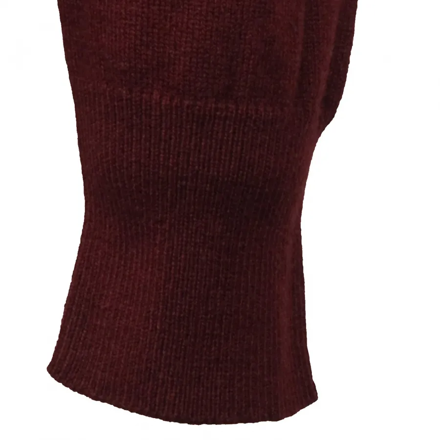 C0482 maglione lana uomo KANGRA bordeaux sweater men