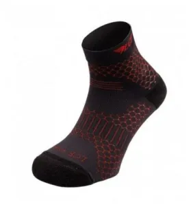 Calzini La Chaussette de France Alberta (nero/rosso)