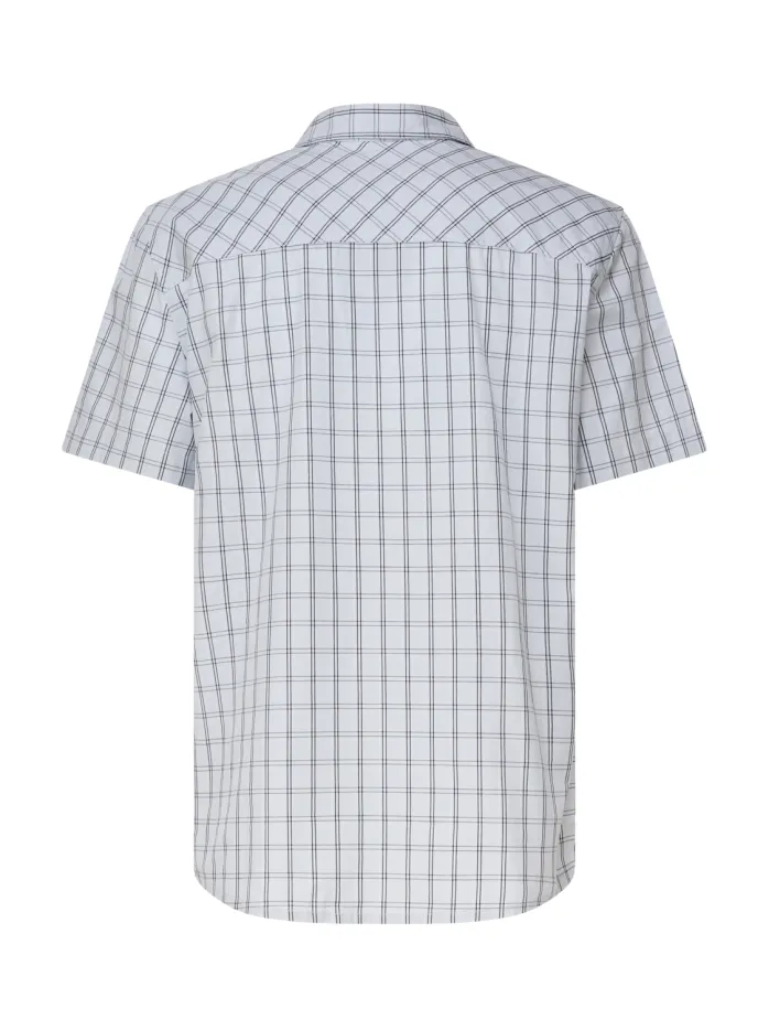 CAMICIA A MANICHE CORTE IN COTONE