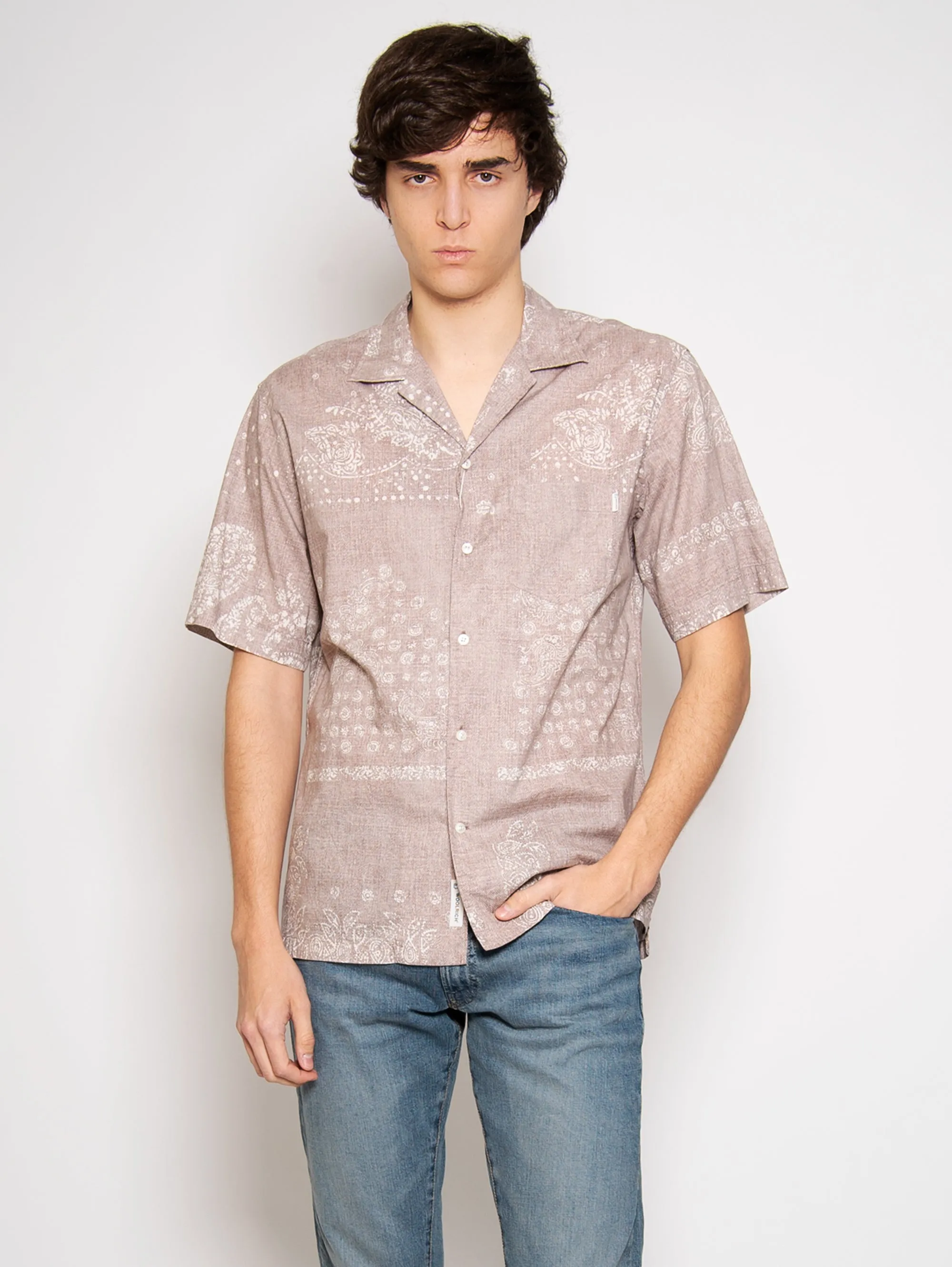 Camicia a Maniche Corte Rosa