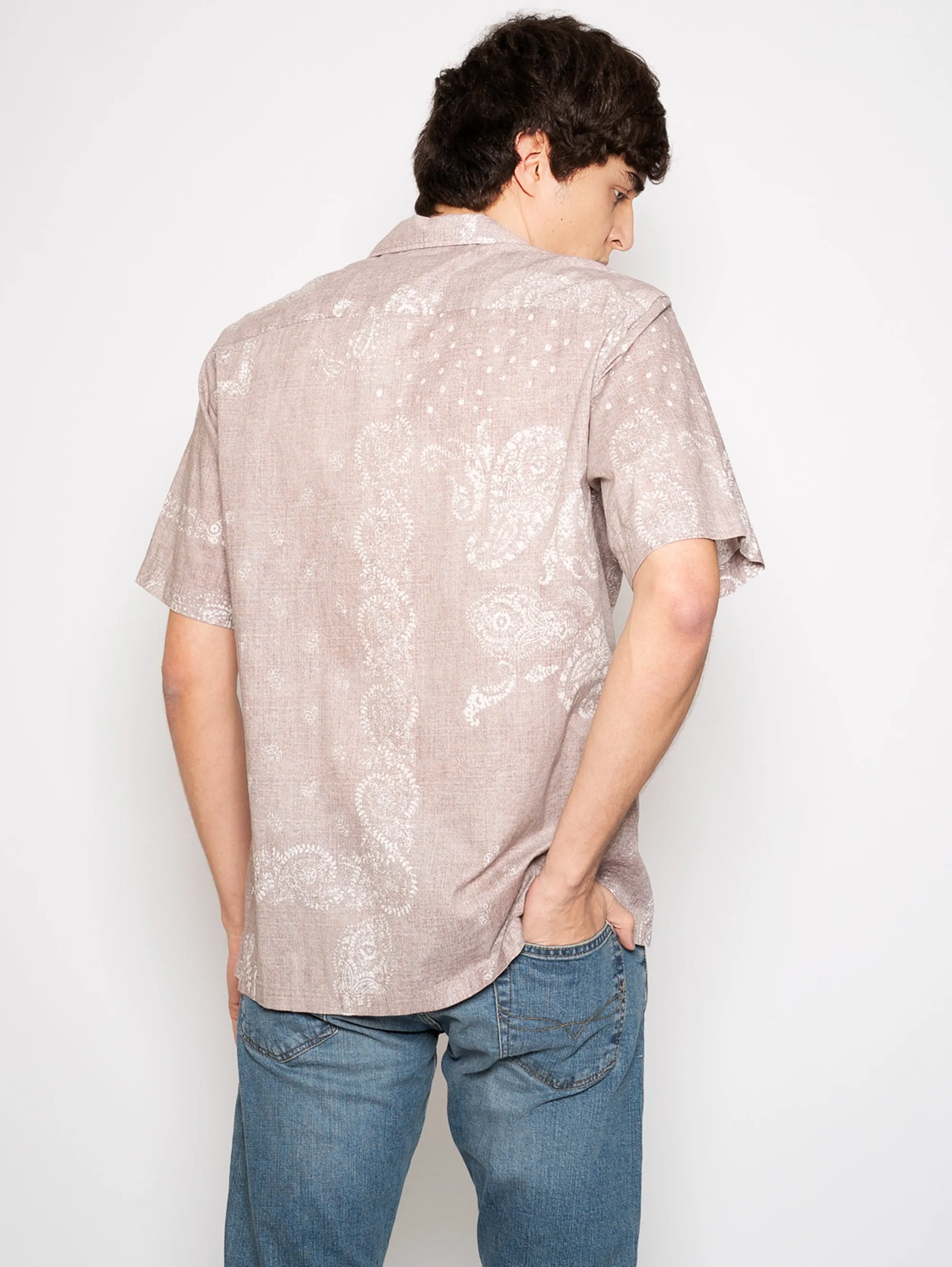 Camicia a Maniche Corte Rosa