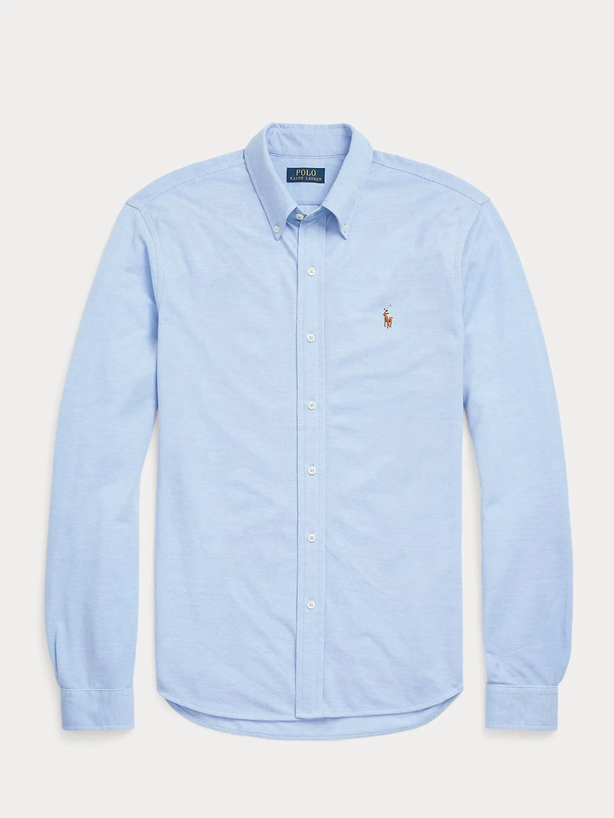 Camicia Knit Oxford Blu