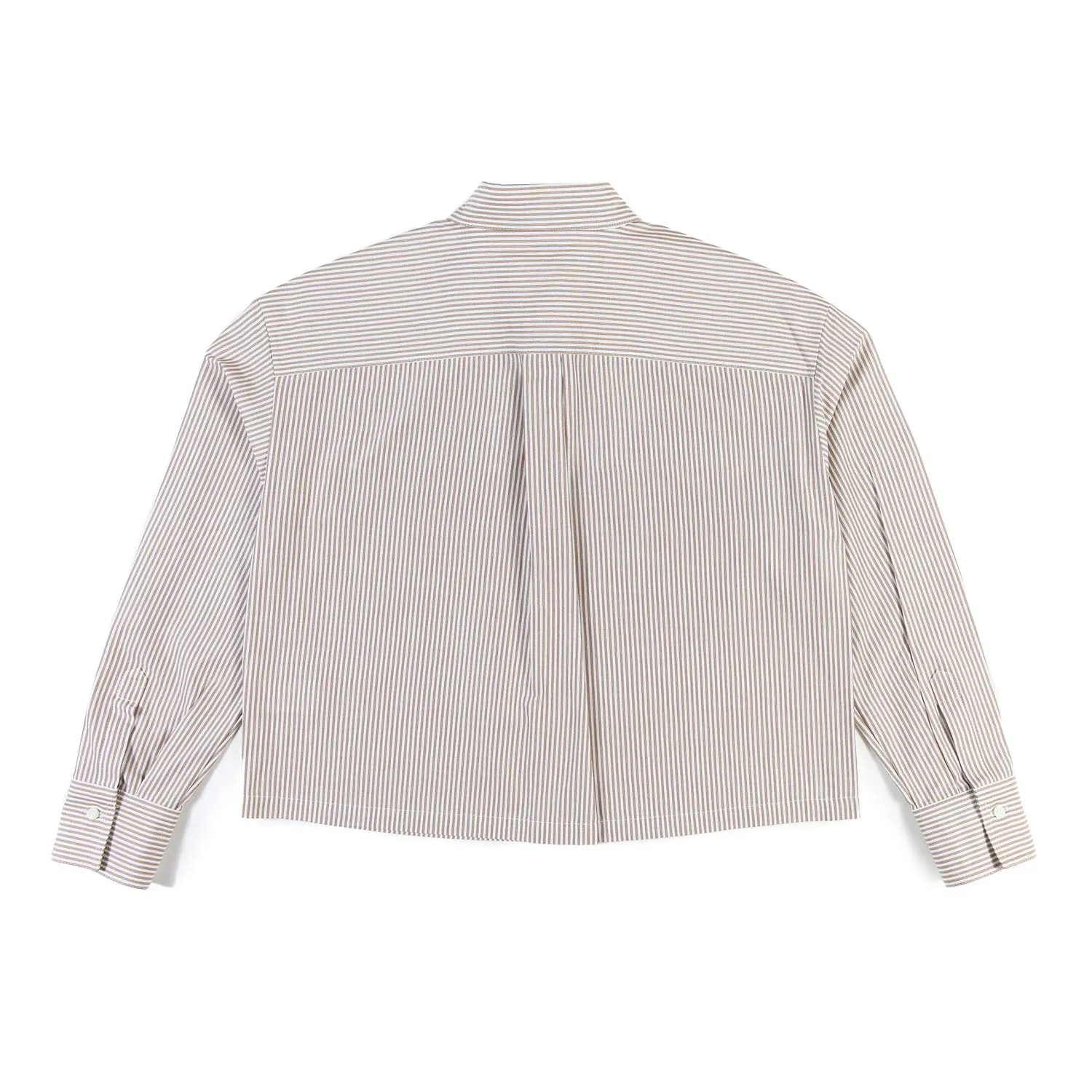 Camicia Sparkling Stripe Cammello B. Cucinelli