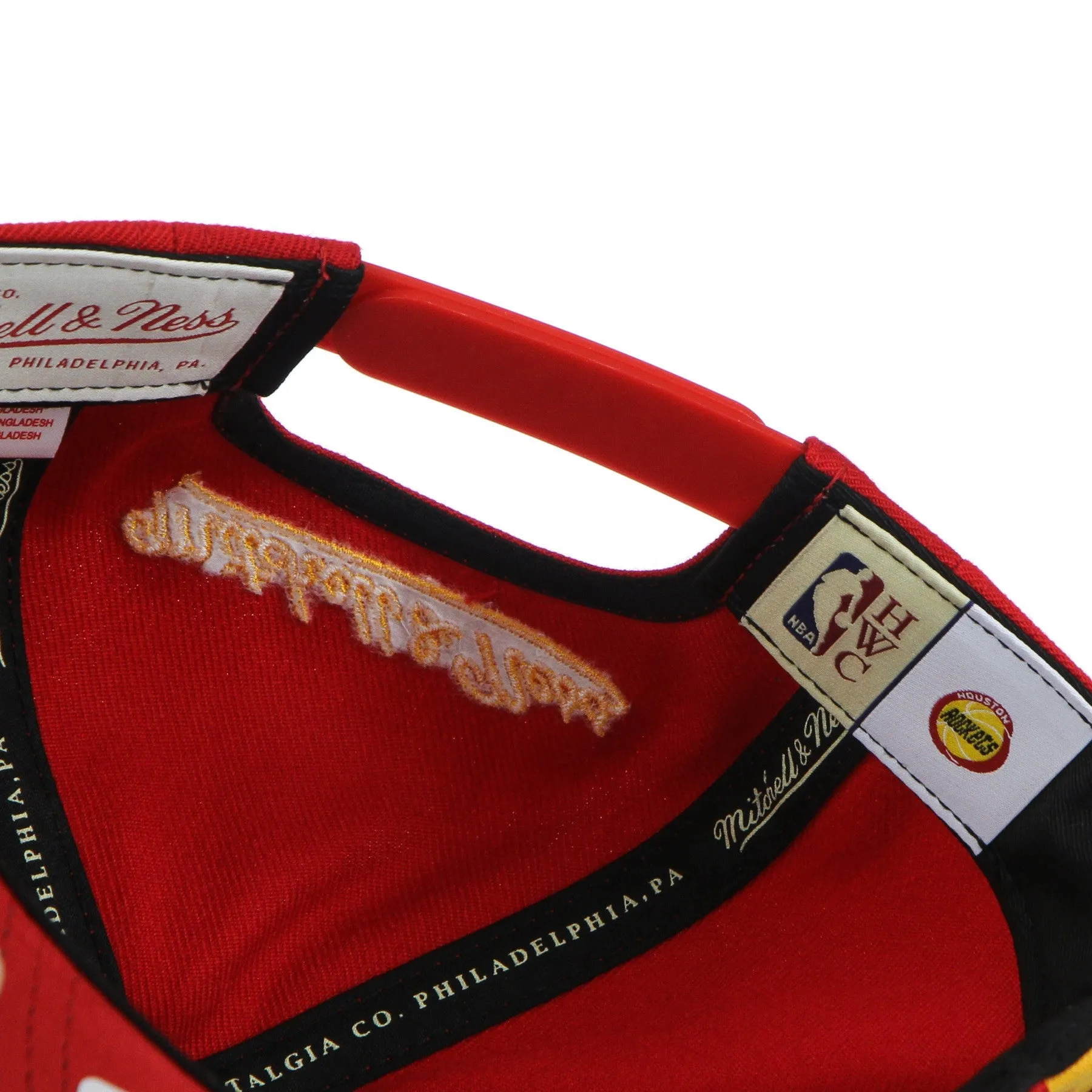 Cappellino Visiera Piatta Uomo Nba Big Face Callout Snapback Hardwood Classics Houroc Red/original Team Colors