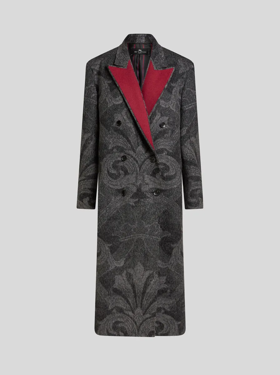 CAPPOTTO IN LANA JACQUARD