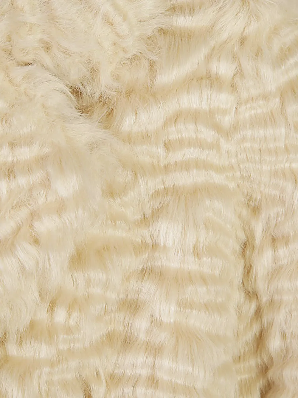Cappotto longuette in faux fur