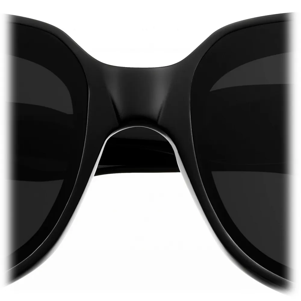 Cartier - Quadrata - Nero Grigio con Flash Oro - Panthère de Cartier Collection - Occhiali da Sole - Cartier Eyewear
