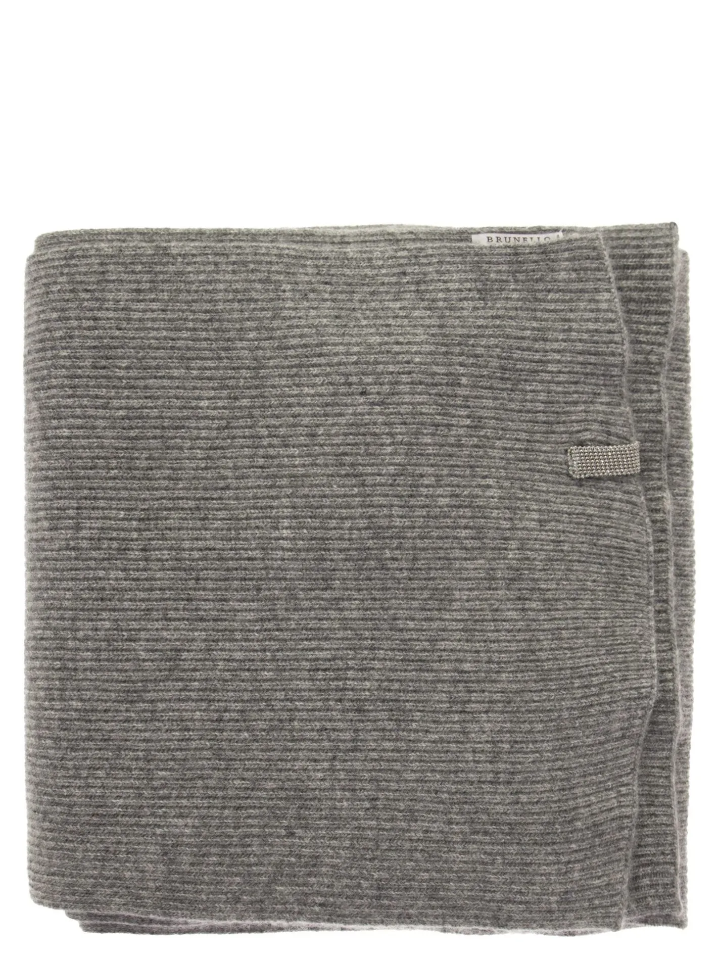 Cashmere scarf with Monile