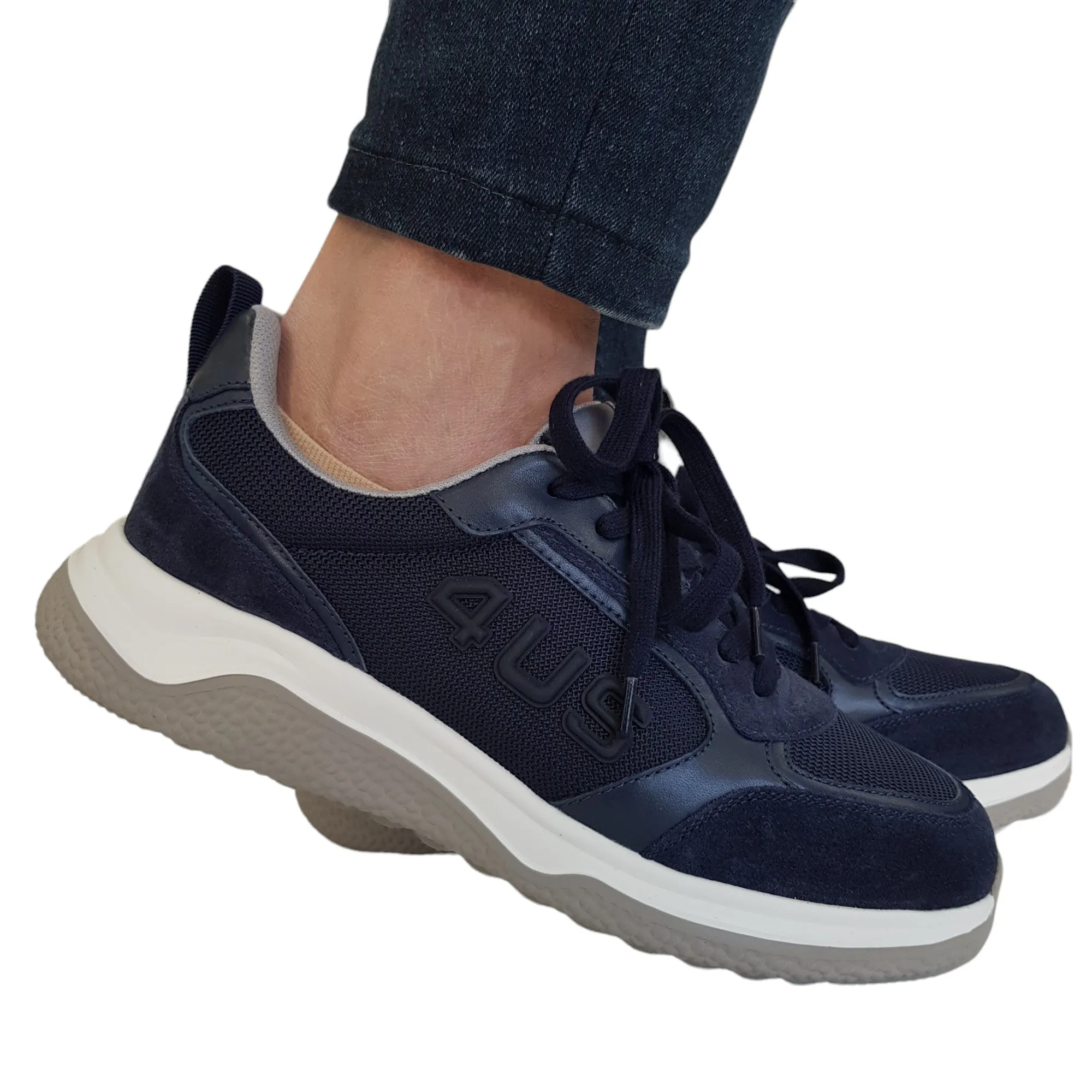 Cesare Paciotti 4US Sneakers Uomo Blu' Rif.143