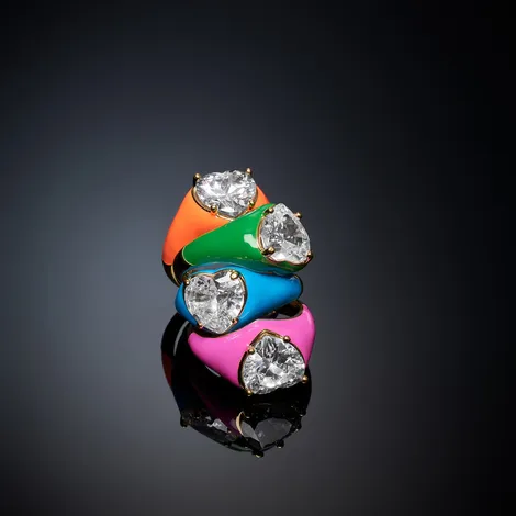 CHIARA FERRAGNI BRAND Anello chevalier Chiara Ferragni Love Parade