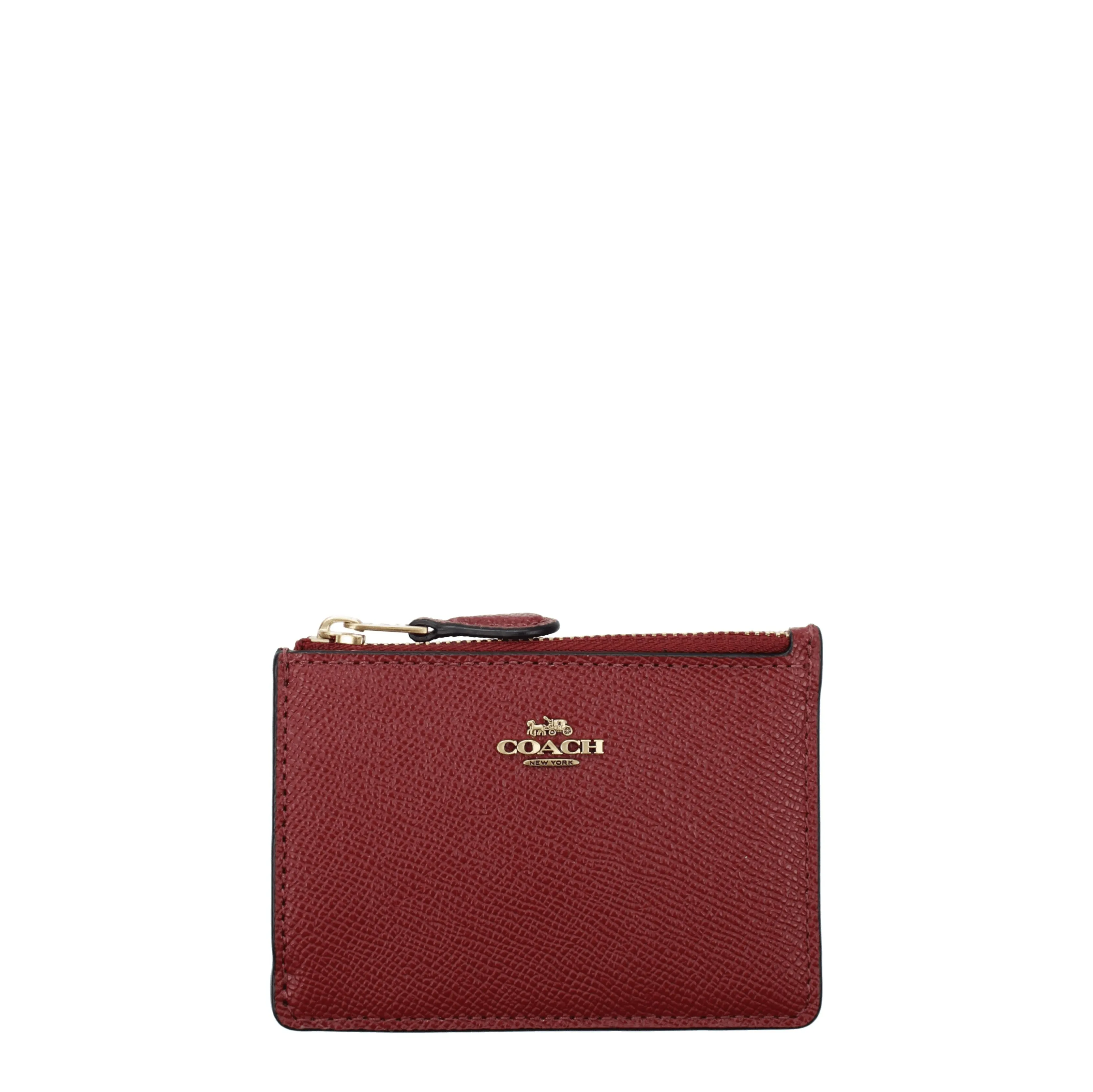 Coach Portadocumenti Donna Pelle Rosso/Ciliegia