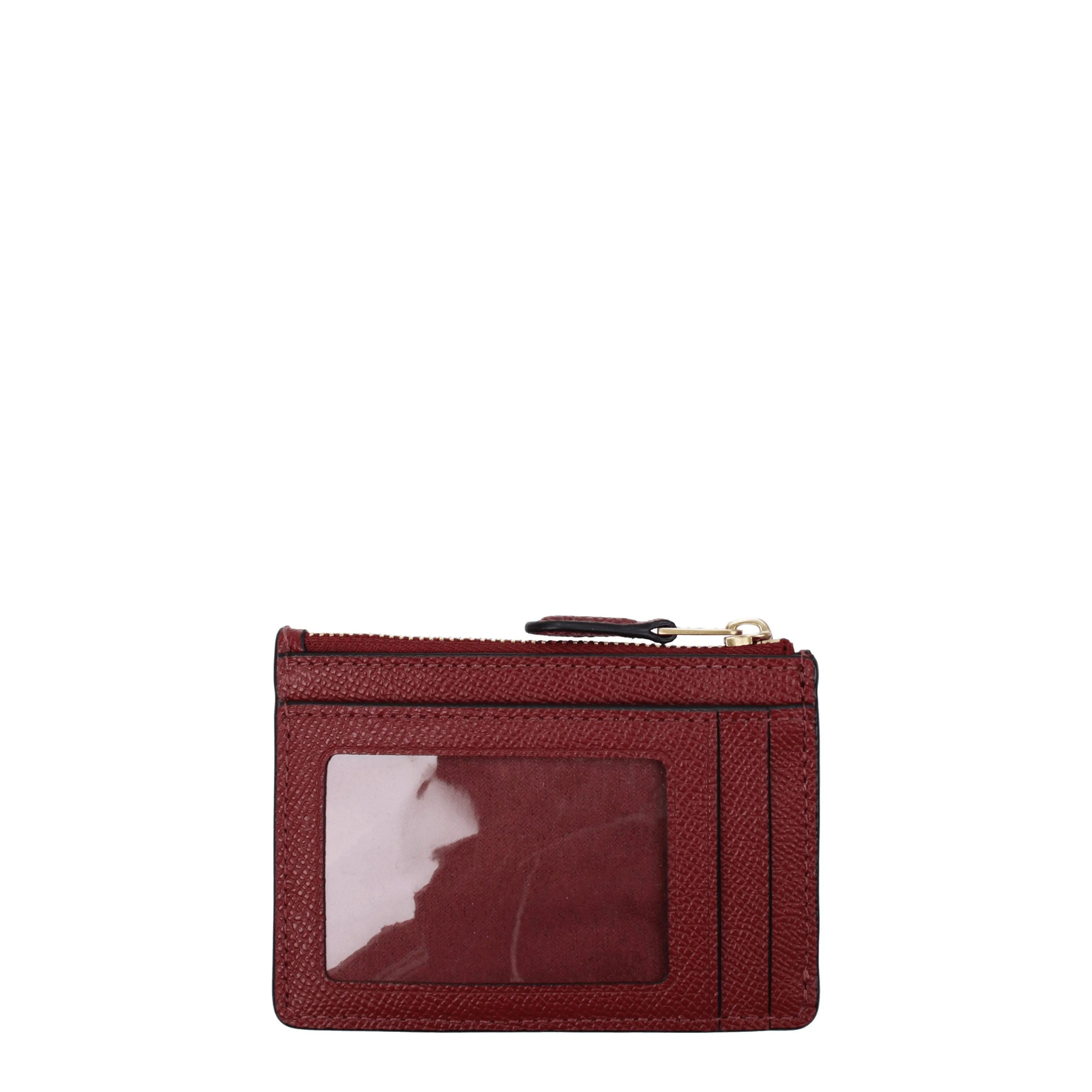 Coach Portadocumenti Donna Pelle Rosso/Ciliegia