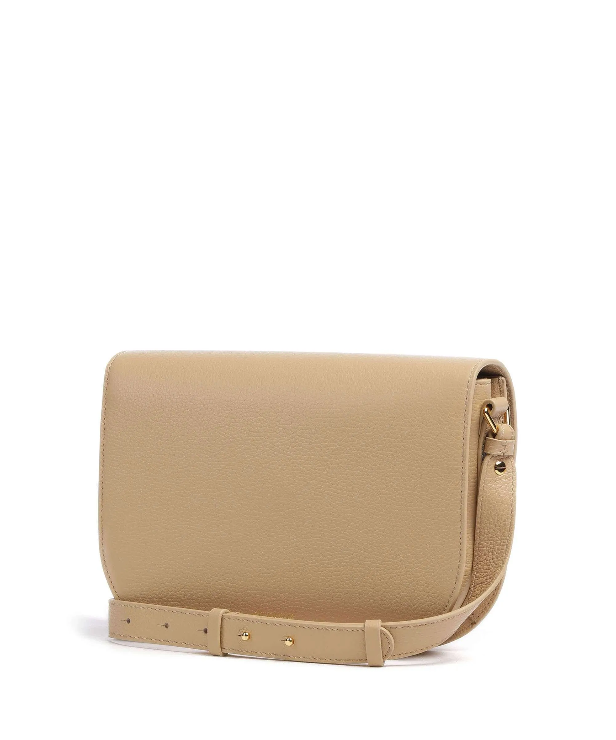  Coccinelle Dew Borsa a tracolla pelle granulata beige  
