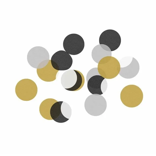 Confetti paoier mix oro-nero metallizzato 10g