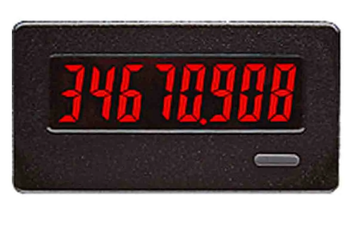 Contatore elettronico Red Lion, Secondi, display LCD 8 cifre, 9 28 V cc