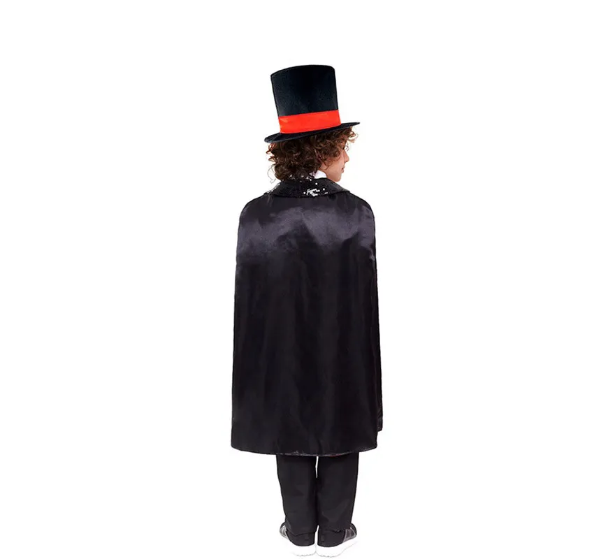 Costume da mago professionista fantasia per bambini