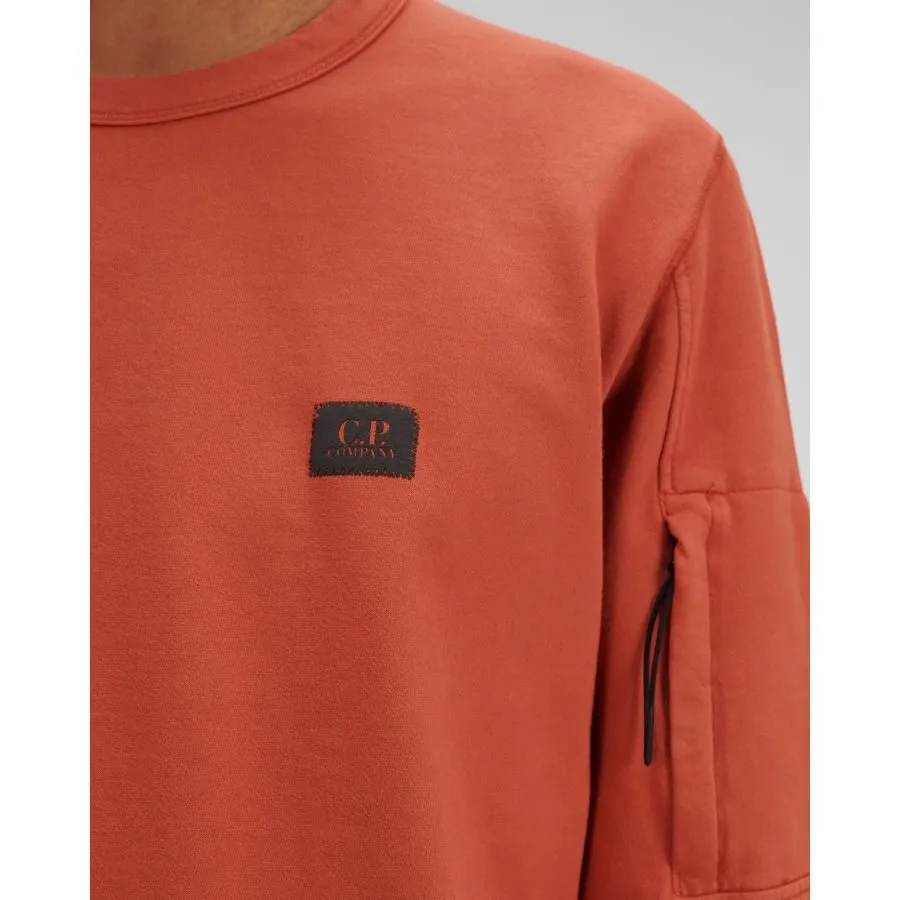 C.p. Company Light Fleece Garment Dyed Sweatshirt