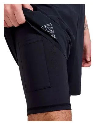 Craft Pro Trail 2in1 Pantaloncini da corsa Nero