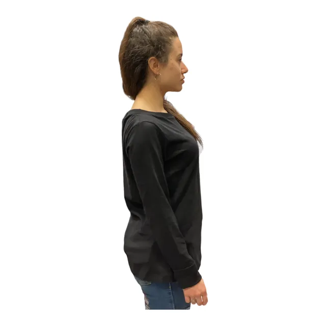 Dance Size Women's long-sleeved jersey shirt 22IDD71257 400 black
