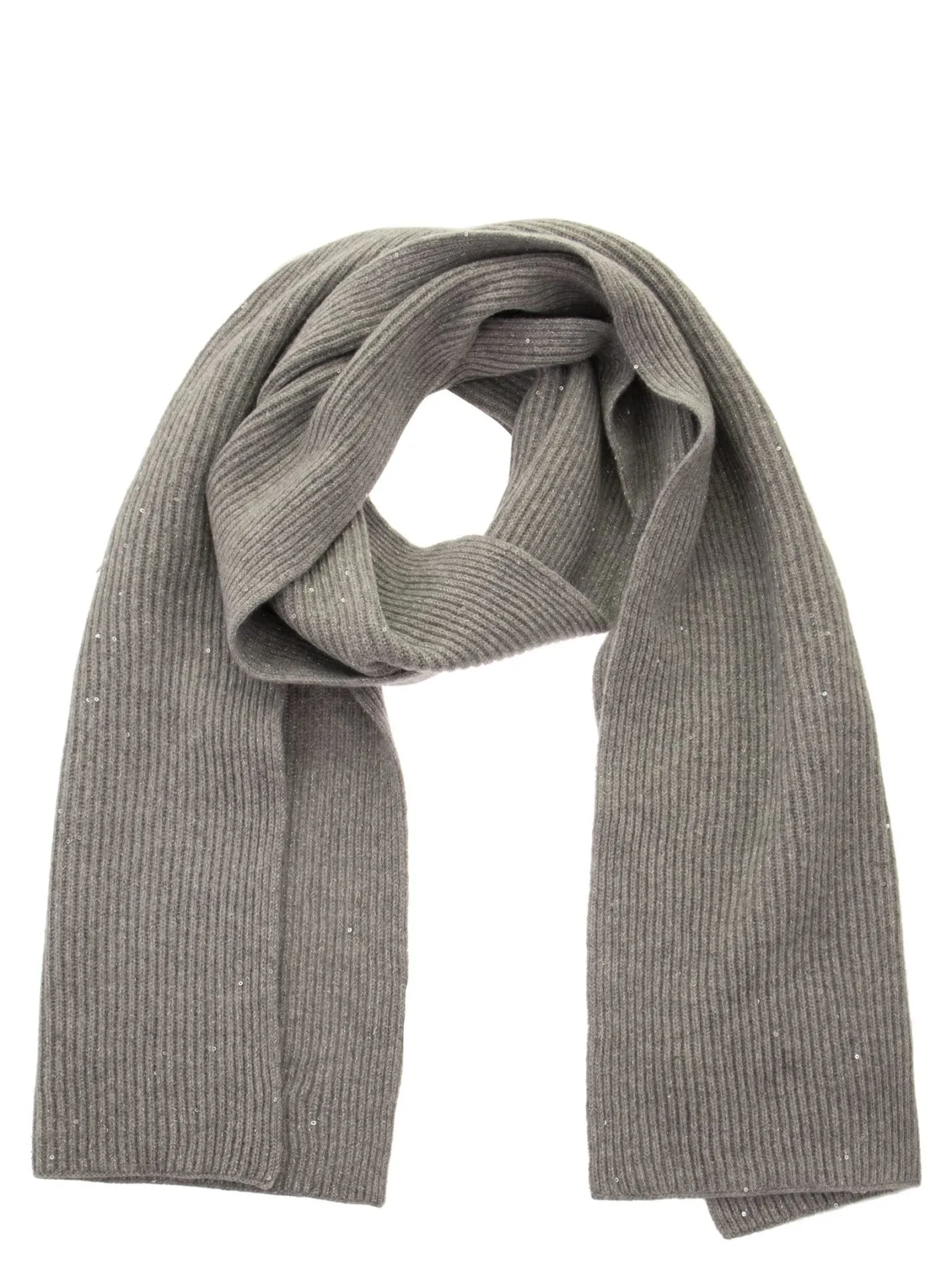 Dazzling & Sparkling cashmere and wool knit scarf