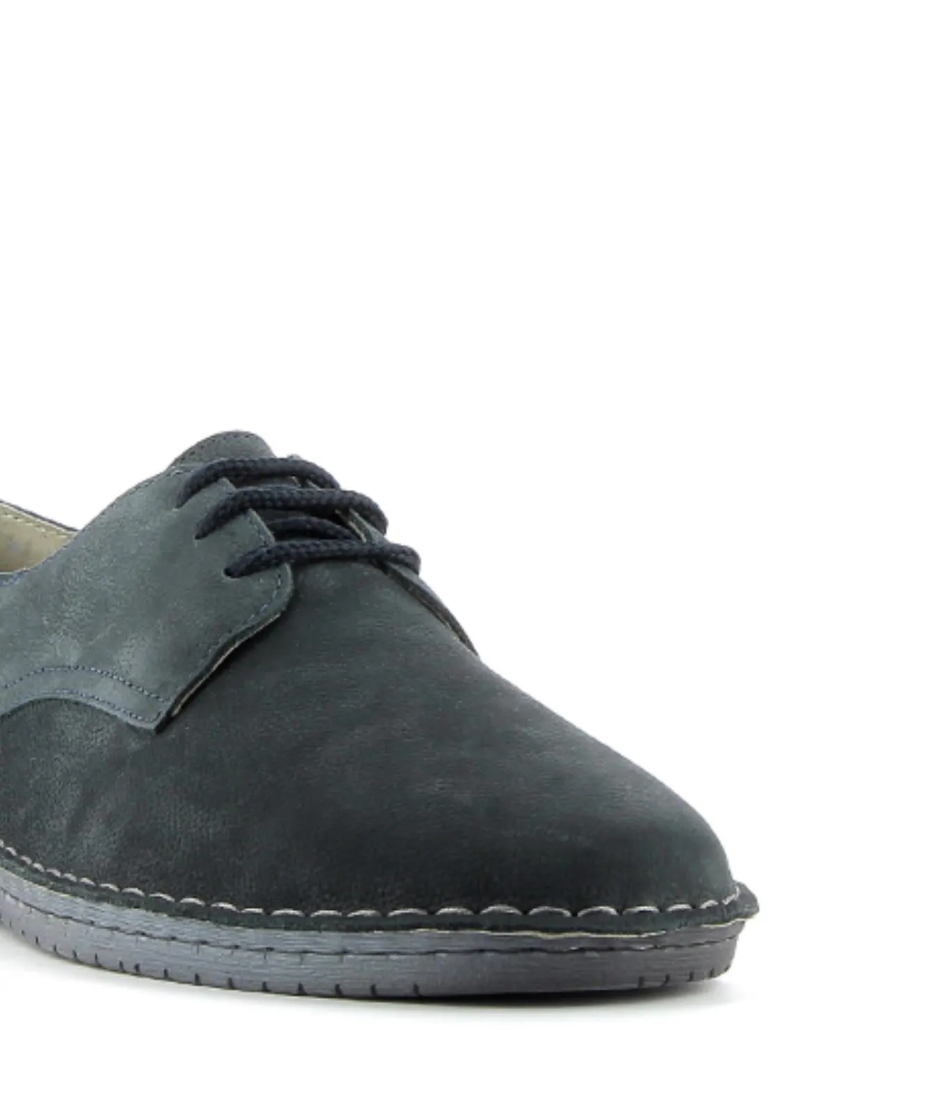 Desert Boots blu con suola in gomma