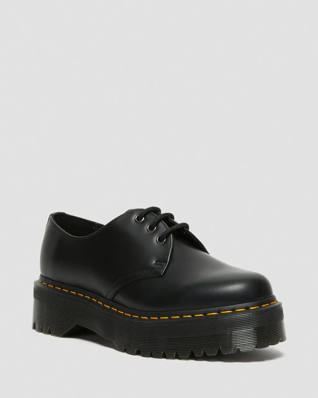 Dr.Martens  ---------    ------------Dr. martens scarpe derby 1461 quad black polished smooth nero