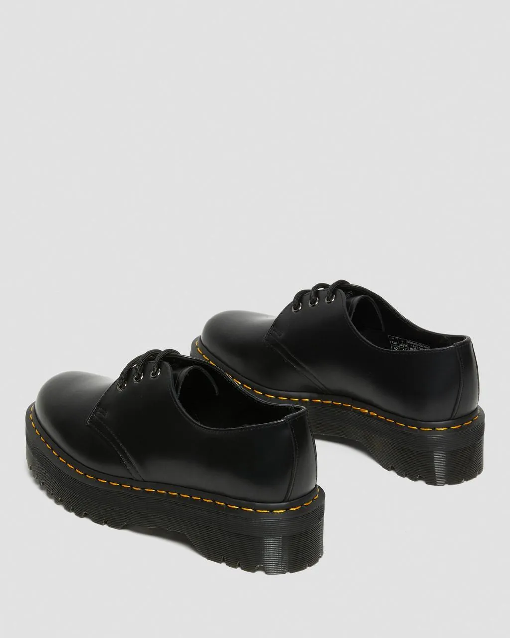 Dr.Martens  ---------    ------------Dr. martens scarpe derby 1461 quad black polished smooth nero