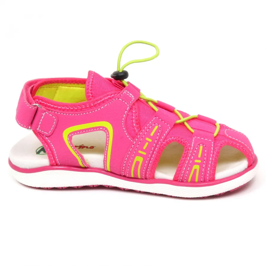 E9208 sandalo bimba fuxia NATURINO SPORT scarpe eco leather/tissue shoe