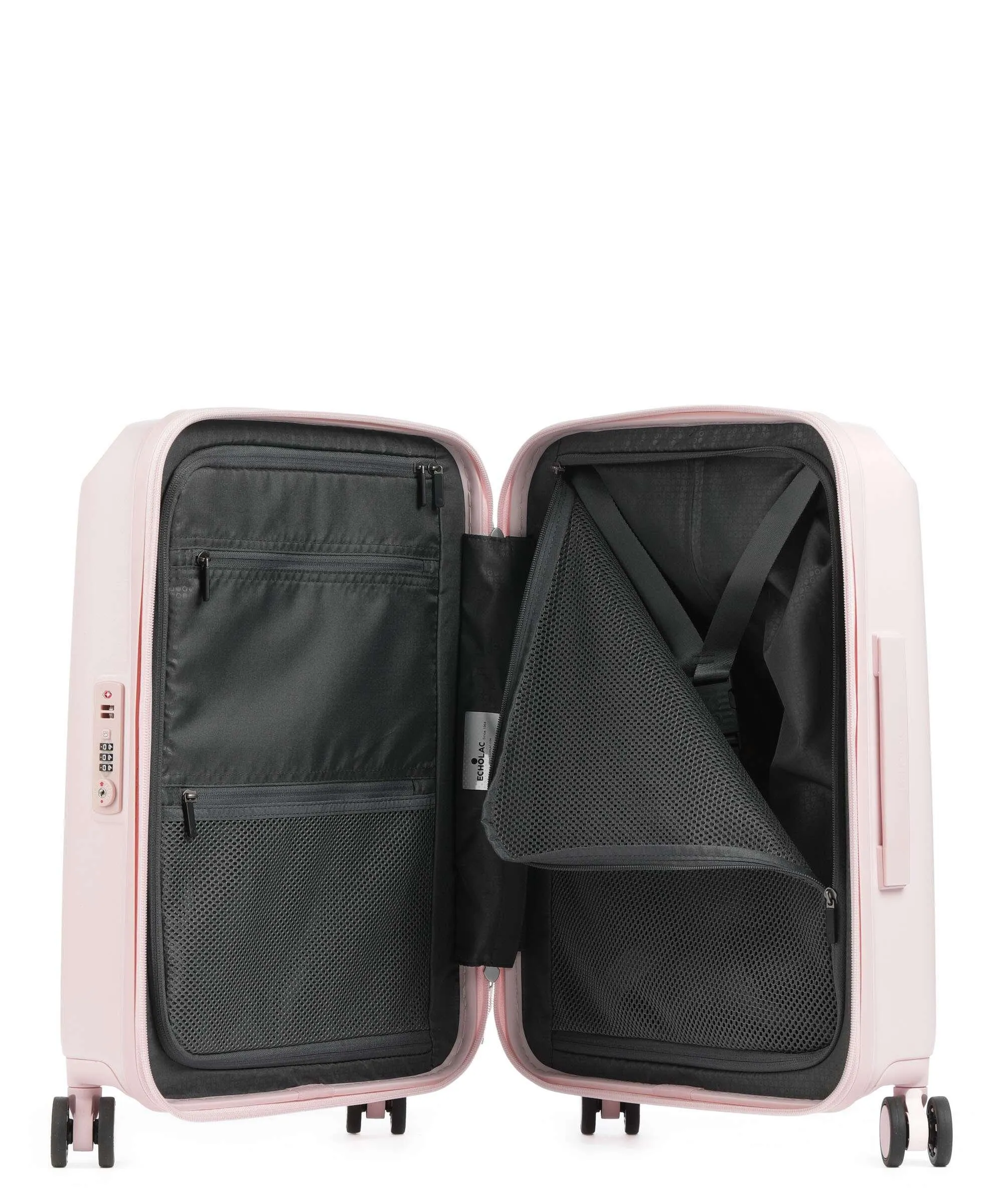  Echolac Panda S Valigia trolley (4 ruote) rosa 53 cm  