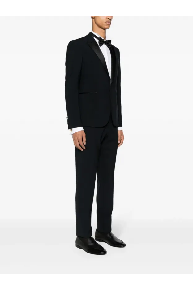   Emporio Armani     Emporio Armani Smoking  Monopetto Sartoriale revers a Lancia Blu    