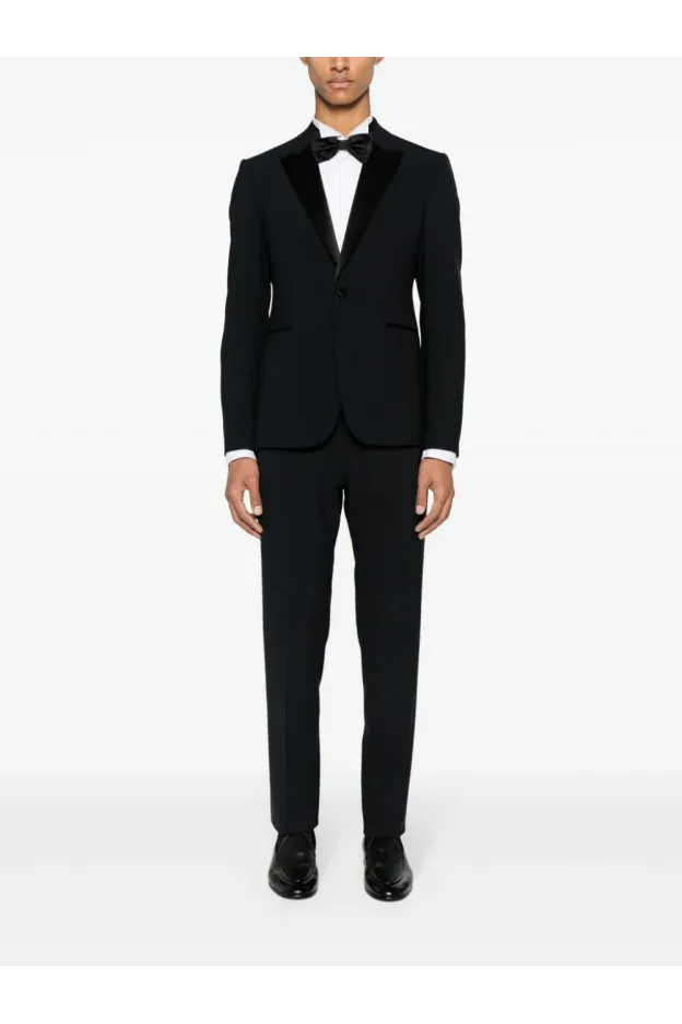   Emporio Armani     Emporio Armani Smoking  Monopetto Sartoriale revers a Lancia Blu    