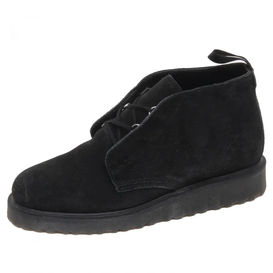F2006 (NO BOX) polacchino uomo black DR. MARTENS scarpe suede shoe man