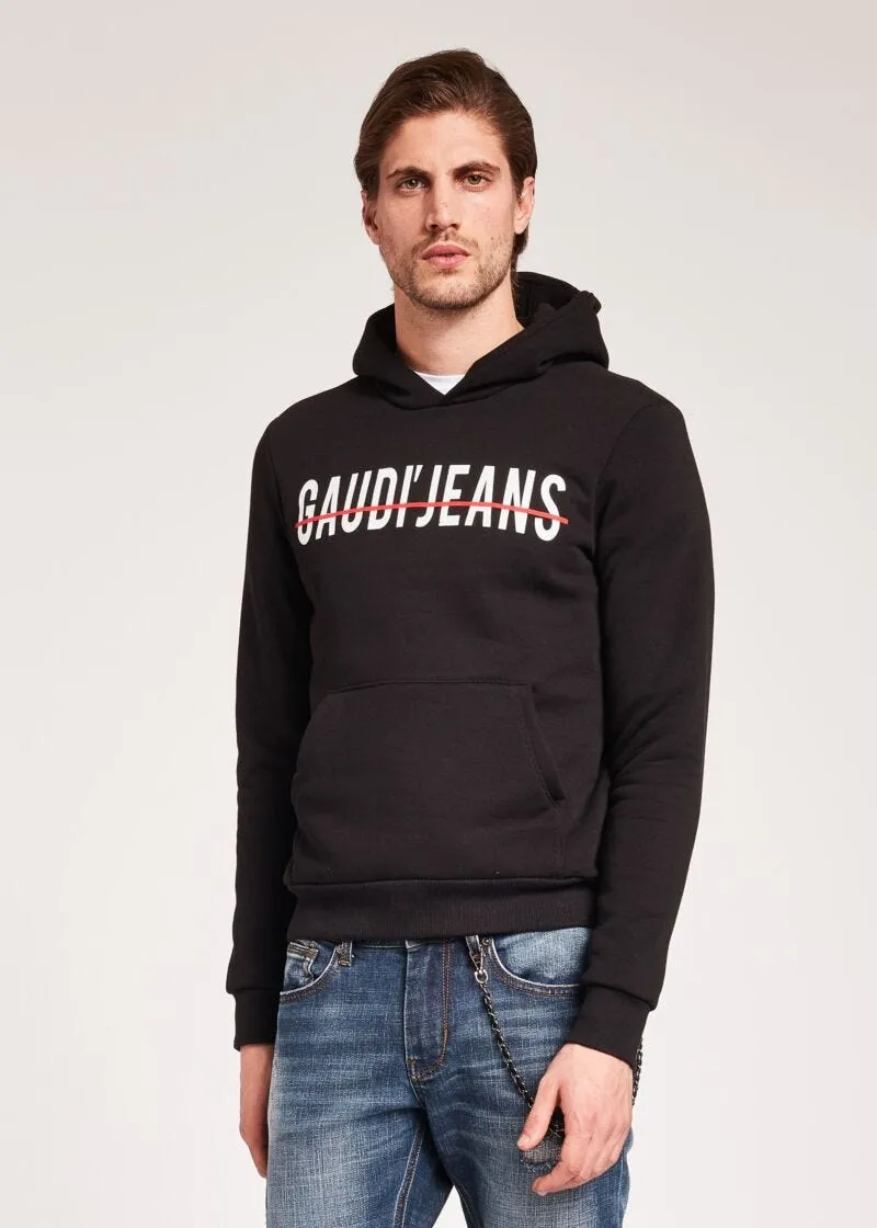 Felpa hoodie con cappuccio