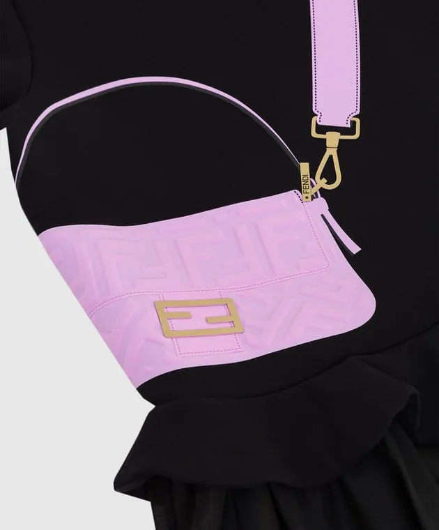 Fendi Abito per bambini con applicazioni e volant JFB382AG3Z1012
