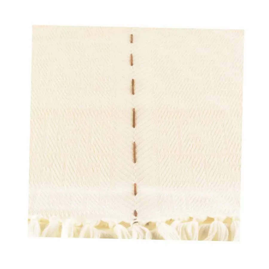 Fendi sciarpa unisex lana bordo zucca FF striscia cuoio