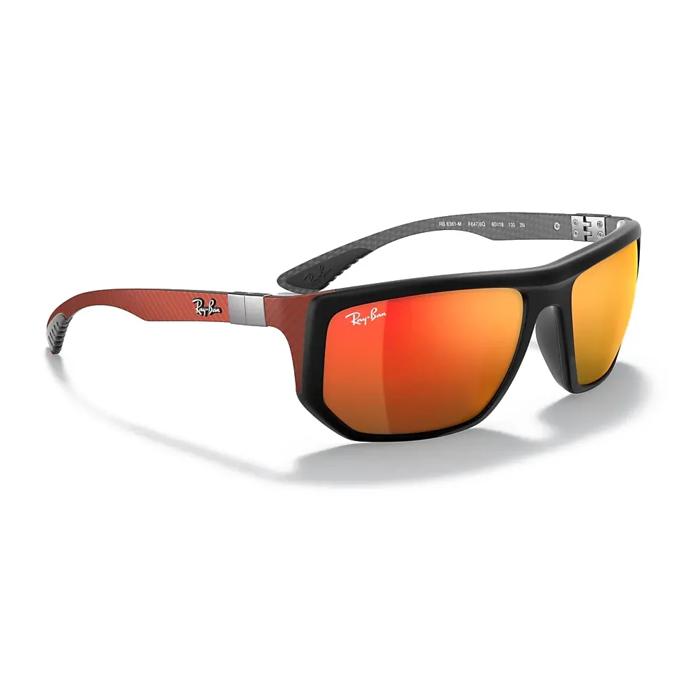 Ferrari - Ray-Ban - RB8361M F6476Q 60-18 - Official Original Scuderia New Collection - Occhiali da Sole - Eyewear