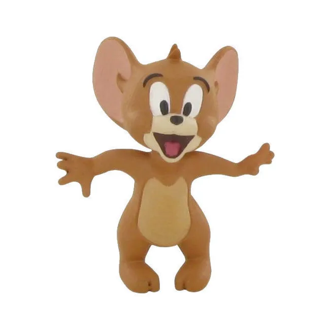 Figurina di 6 cm Looney Tunes sorridente Jerry