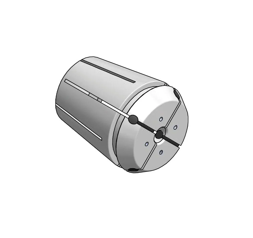 GAETANO CAPORALI BX.ERC40JET-23 Box di pinze a tenuta ERC40 con fori di refrigerazione esterna DIN ISO 15488 (DIN6499) - Pinze D