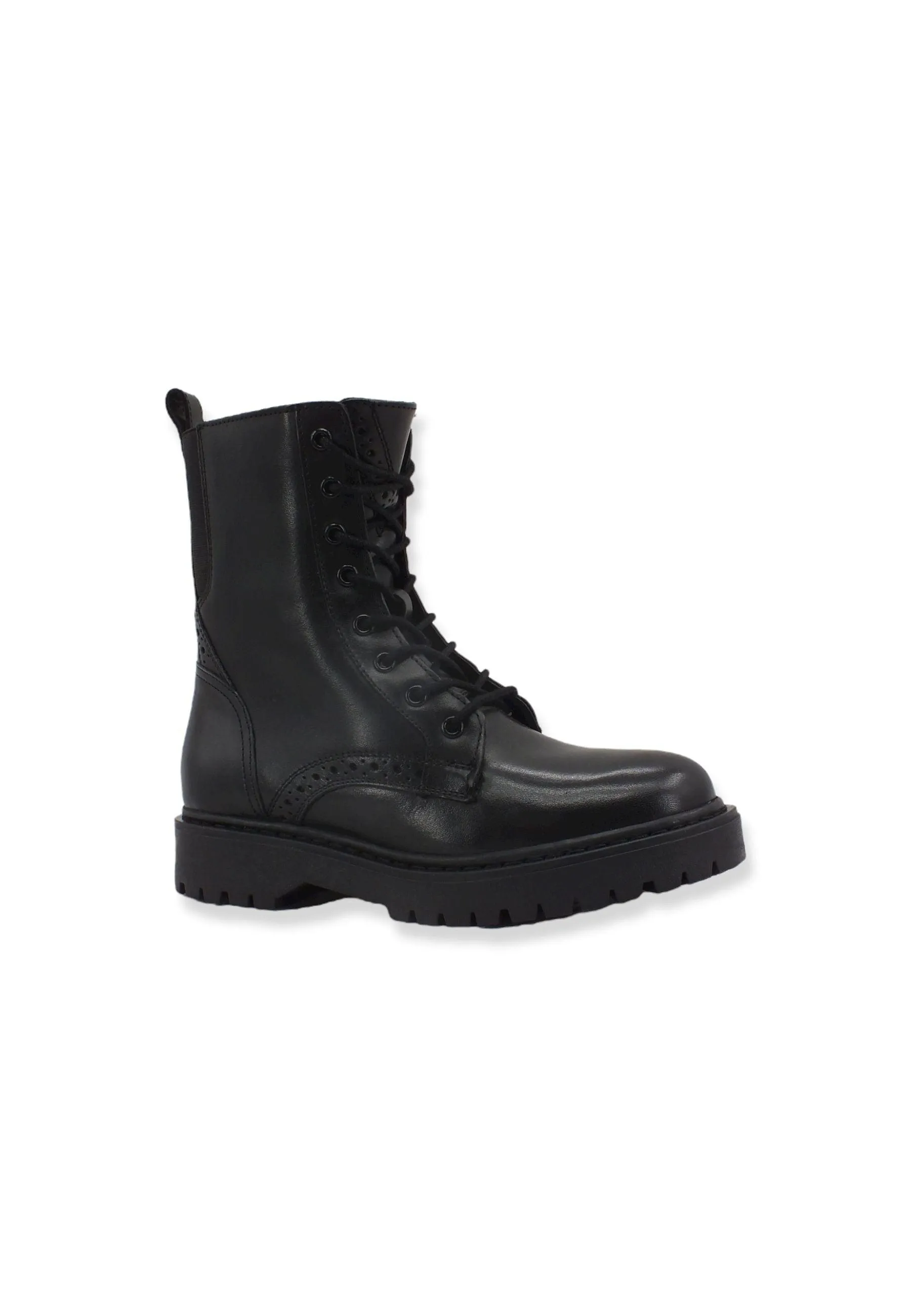 GEOX Bleyze Stivaletto Anfibio Donna Black D26QDD00043C9999