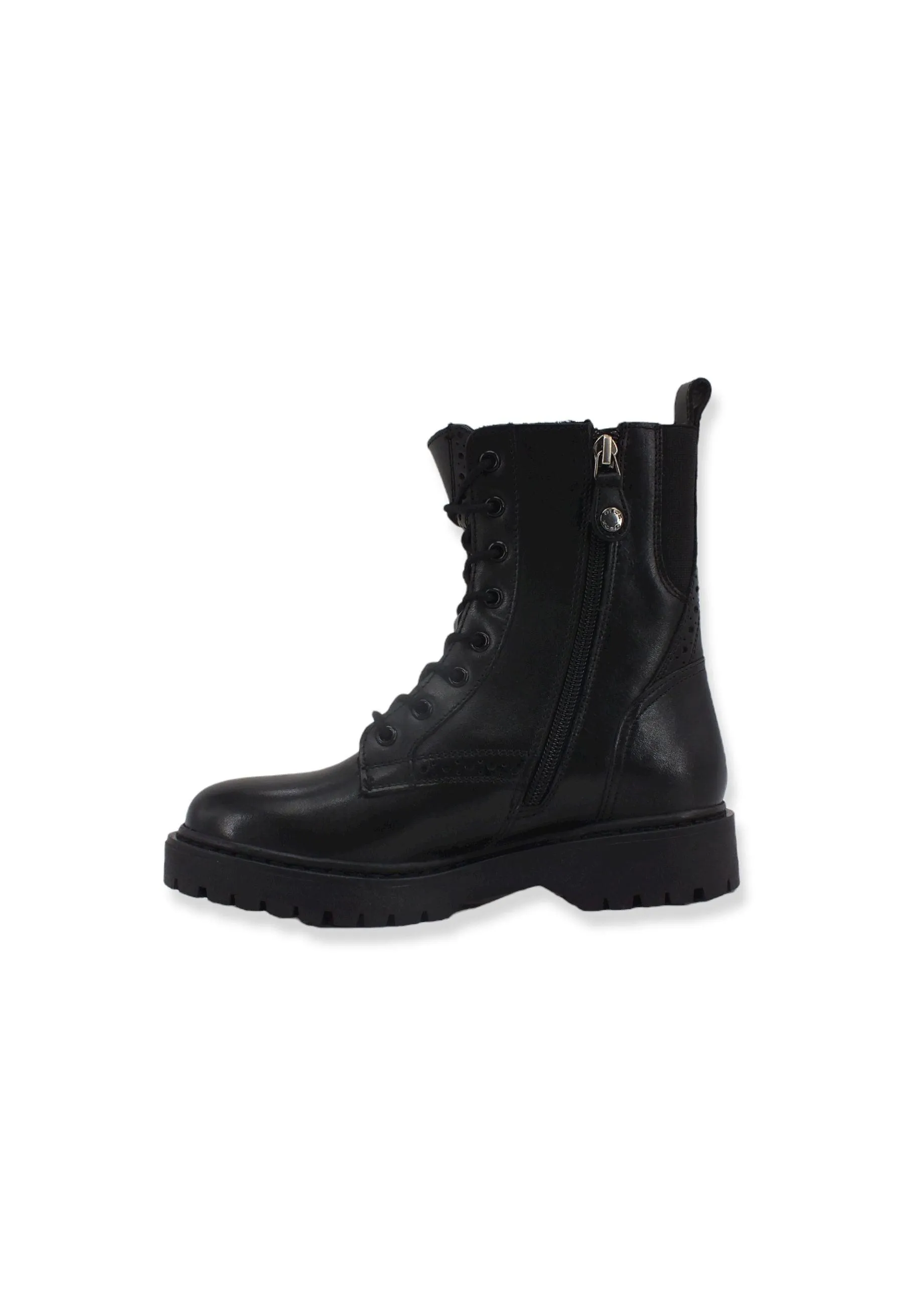 GEOX Bleyze Stivaletto Anfibio Donna Black D26QDD00043C9999