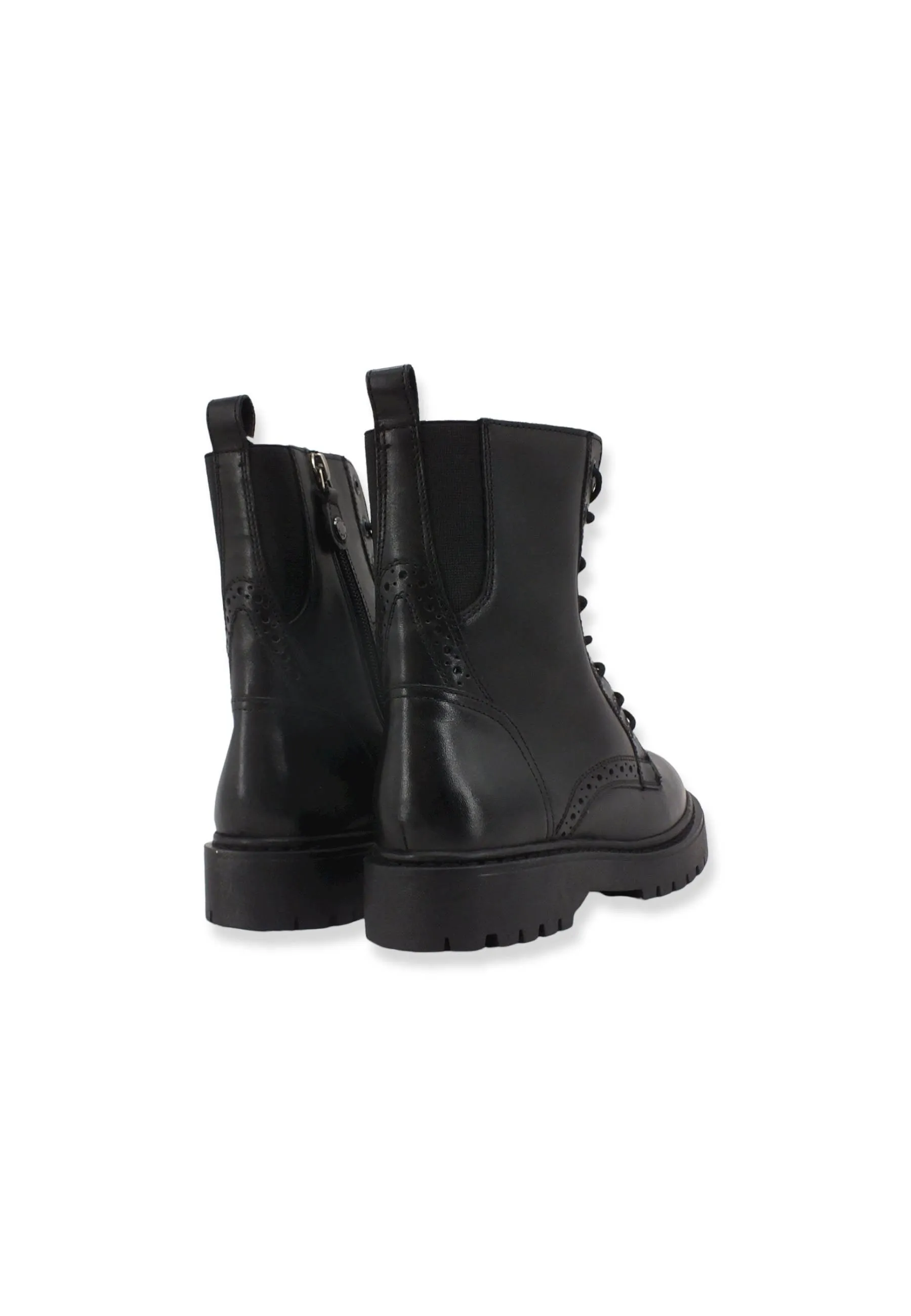 GEOX Bleyze Stivaletto Anfibio Donna Black D26QDD00043C9999