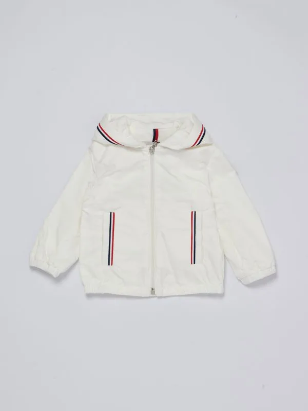 Giacca bambino Moncler Granduc in nylon tecnico Bianco